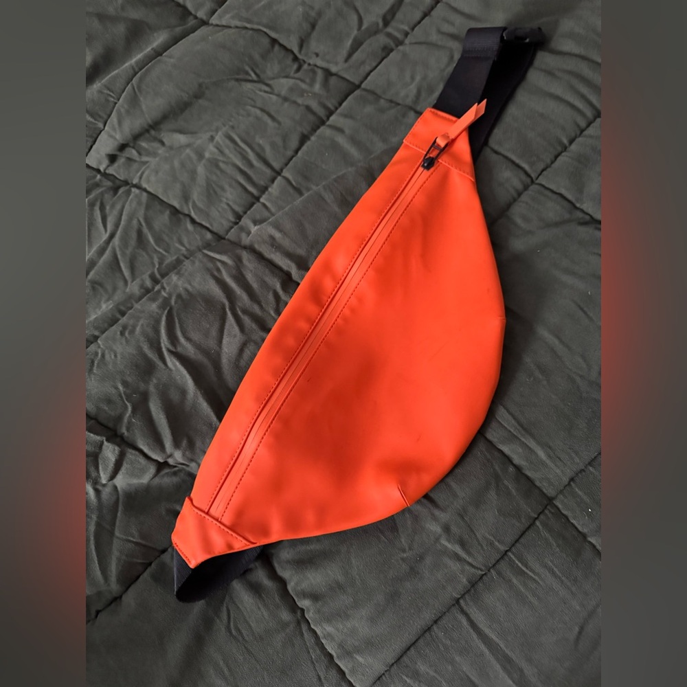 Rains waterproof Orange fanny Bag